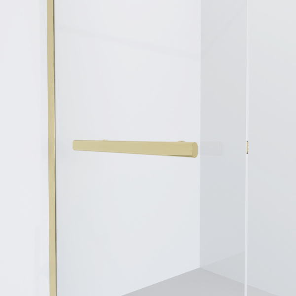 Душевая перегородка Niagara Nova NG-641-11 GOLD (110x195), прозрачное стекло